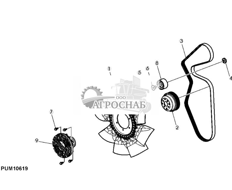 ШКИВ И ВЕНТИЛЯТОР (С ГИДРОПРИВОДОМ) (КАБИНА) - ST305077 188.jpg